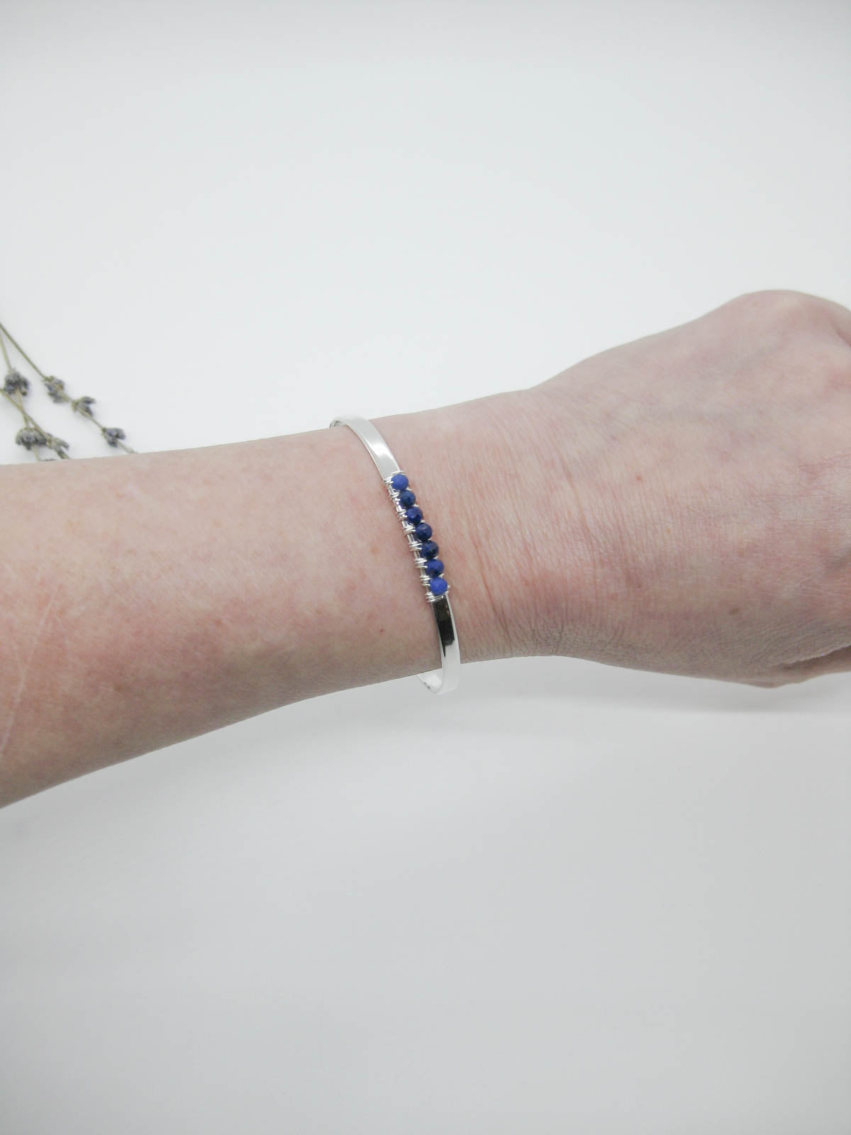 Violet: Lapis Cuff - b372