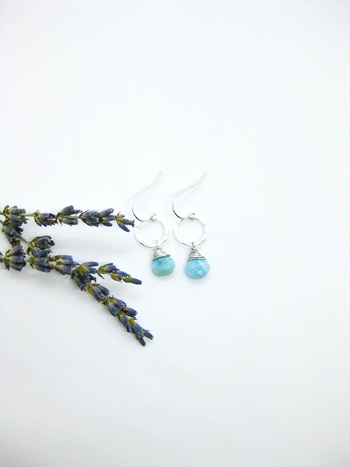 Daisy: Larimar Earrings - e760