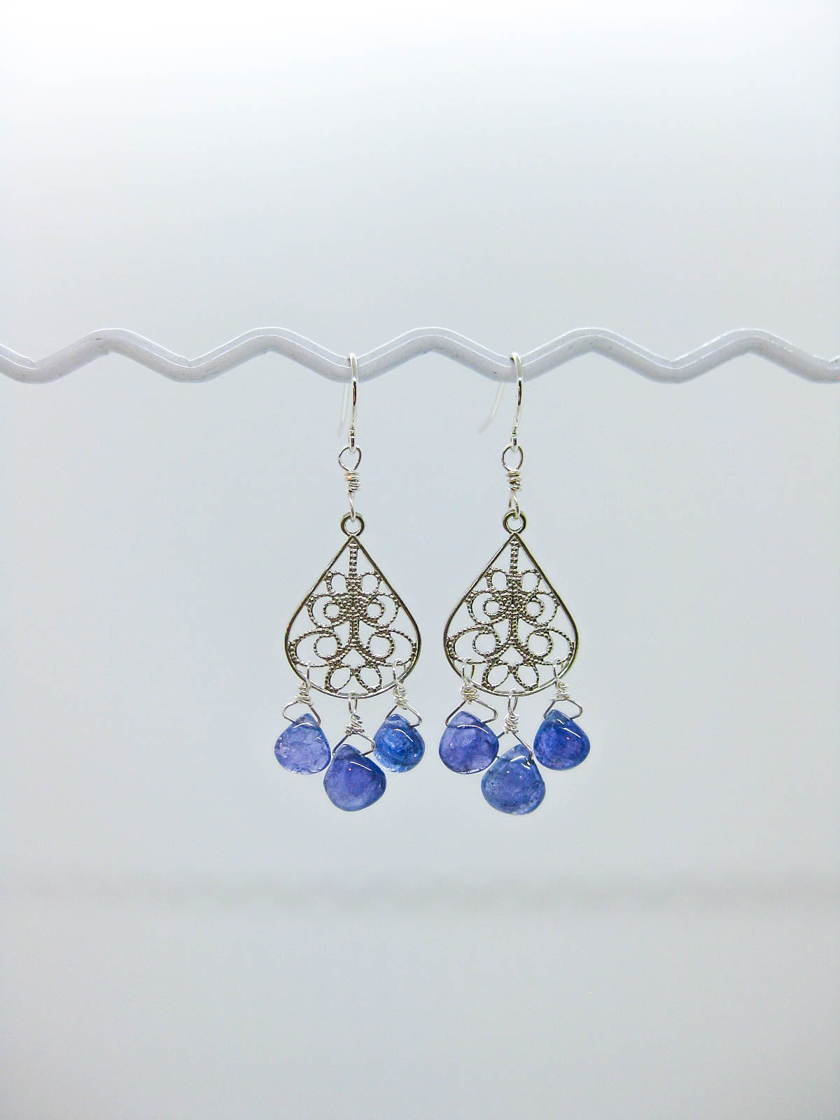 Olive: Tanzanite Earrings - e768