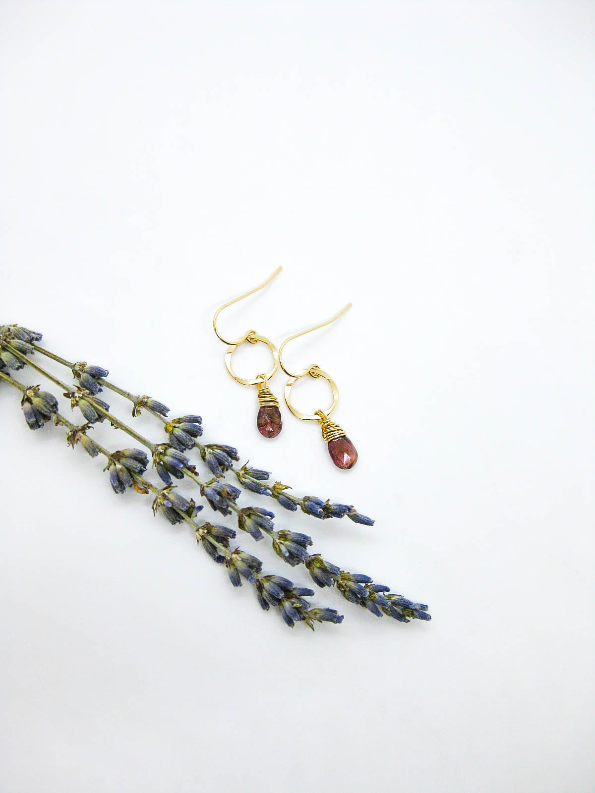 Daisy: Tourmaline Earrings - e772