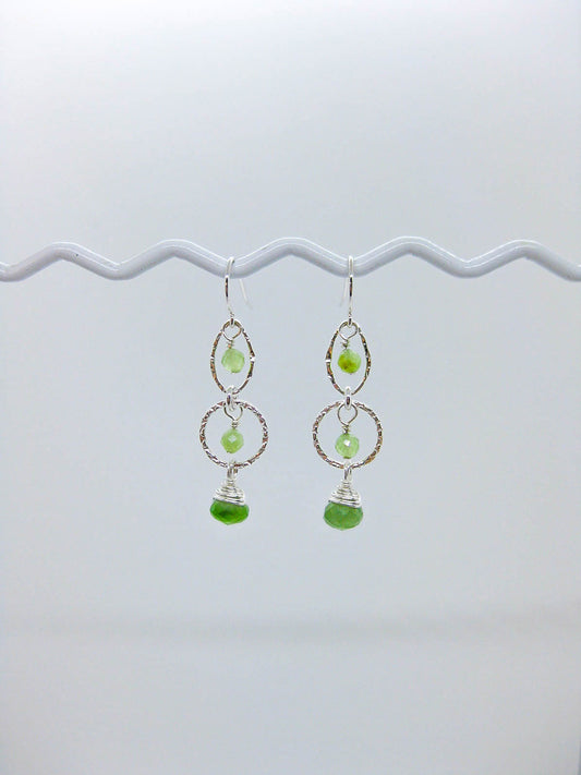 Myrtle: Jade Earrings - e778