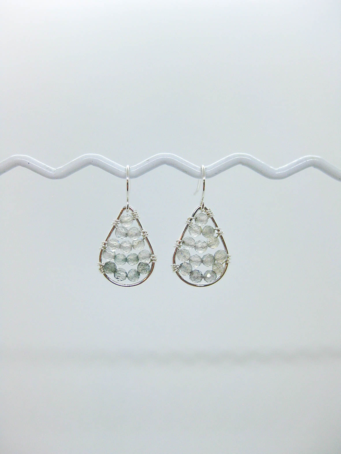 Cassia: Labradorite Earrings - e784