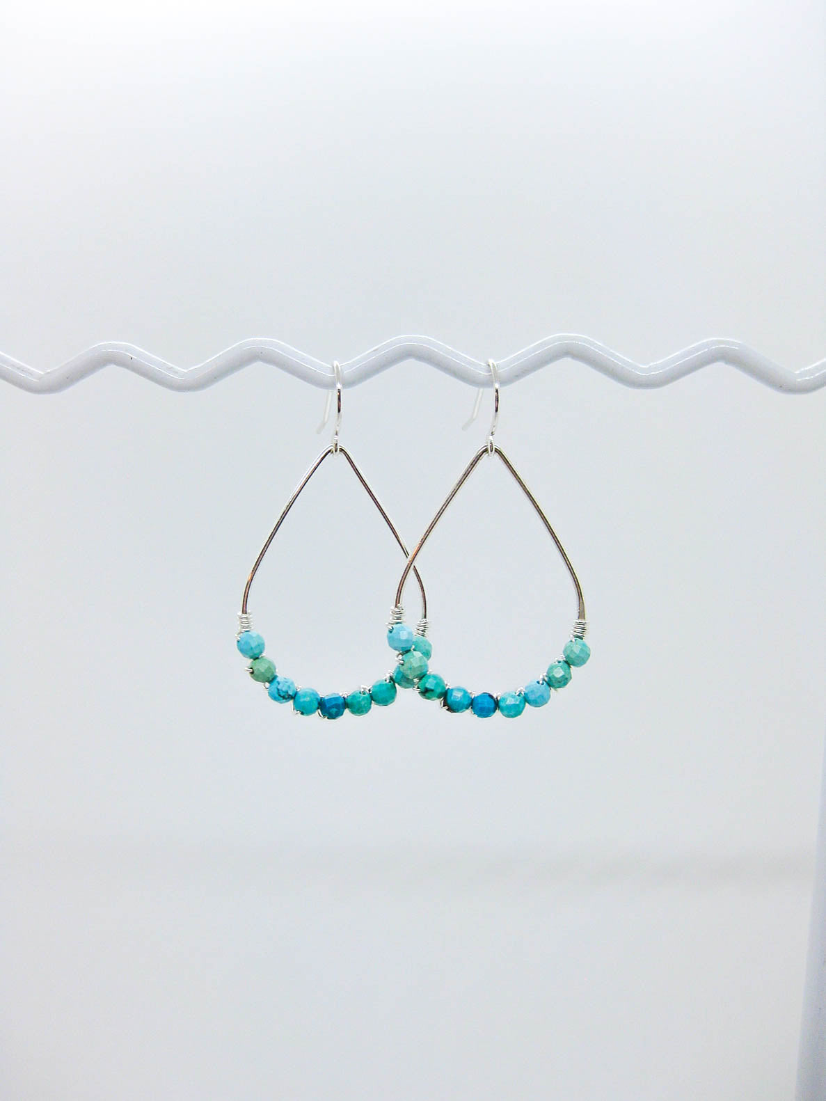 Bluebell: Turquoise Earrings - e787