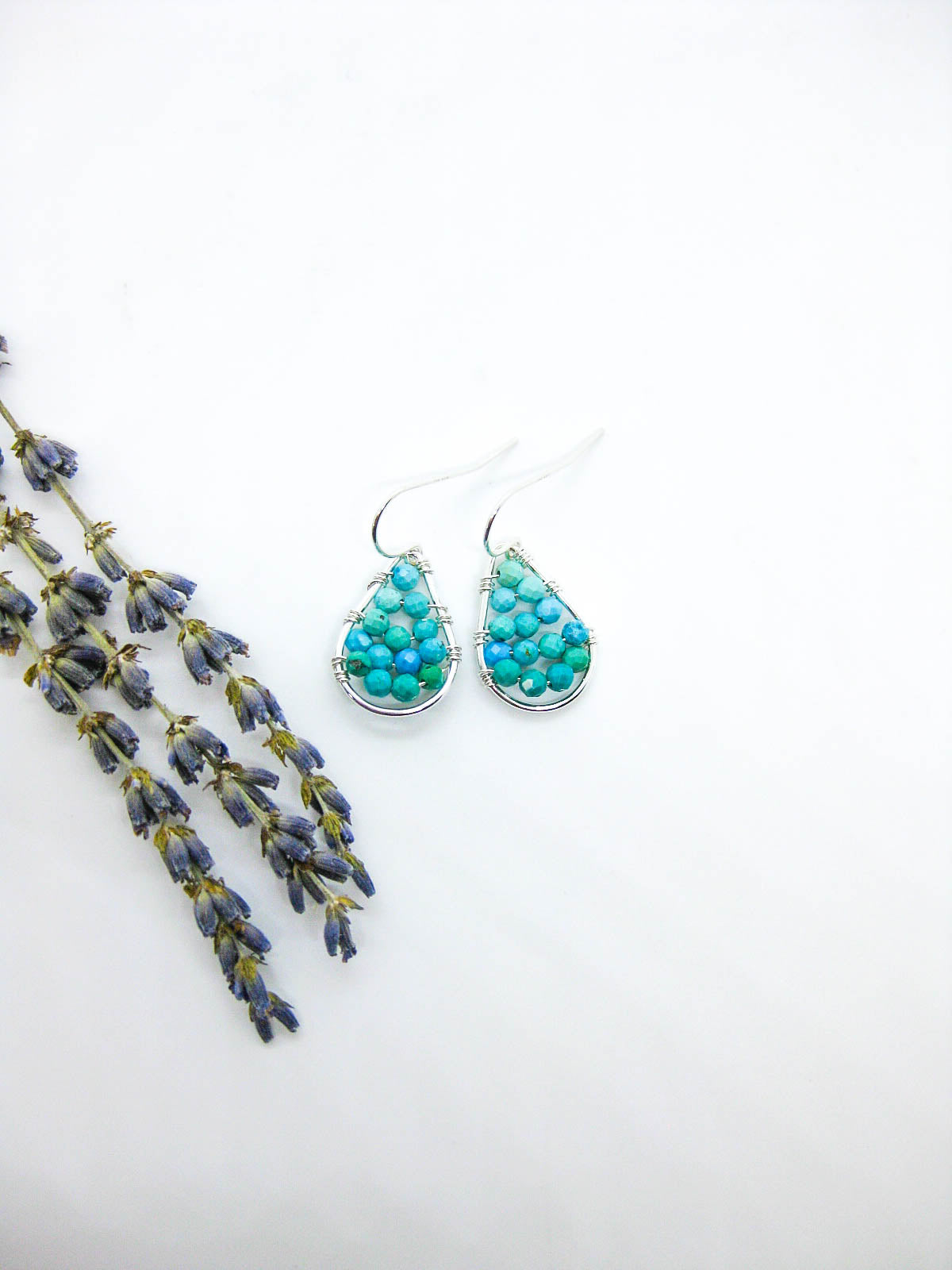 Cassia: Turquoise Earrings - e791