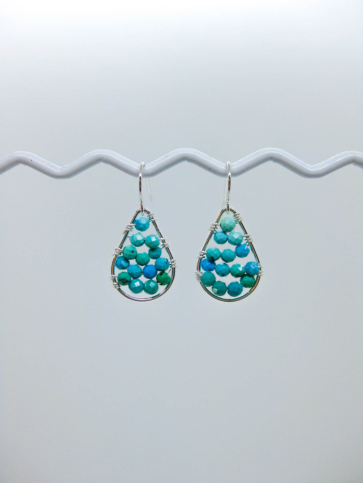 Cassia: Turquoise Earrings - e791