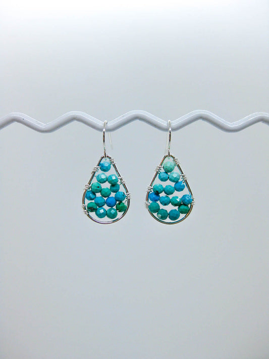 Cassia: Turquoise Earrings - e791