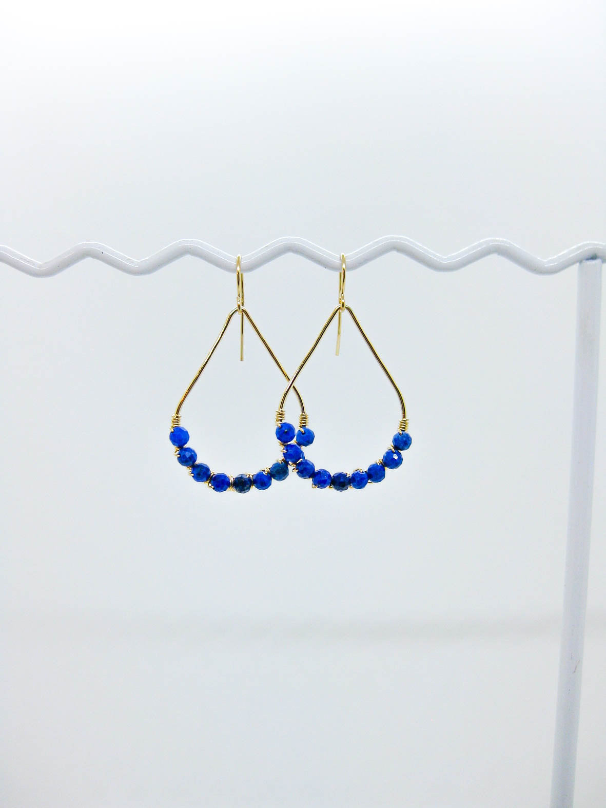 Bluebell: Lapis Earrings - e800