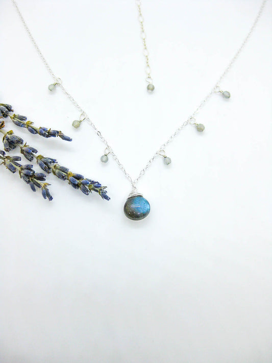 Chamomile: Labradorite Necklace - n649