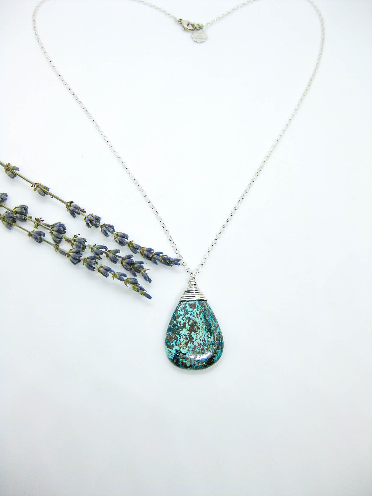 Chrysocolla Necklace - n655