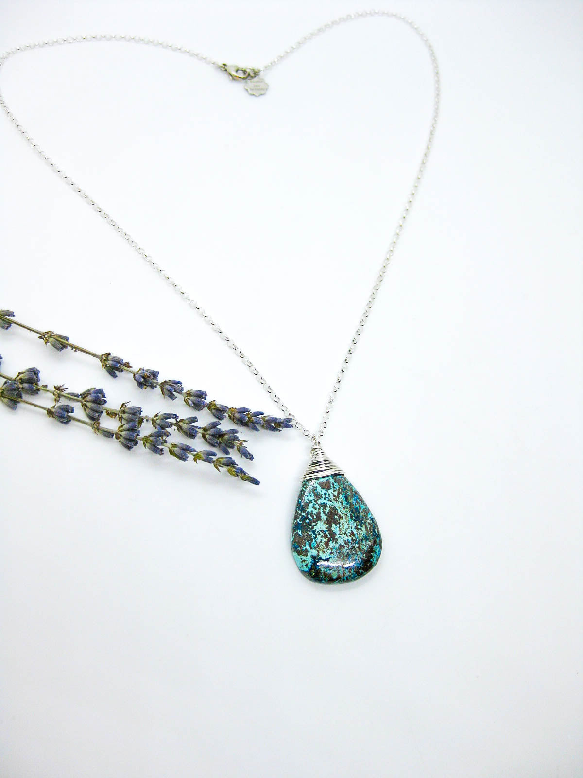 Chrysocolla Necklace - n655