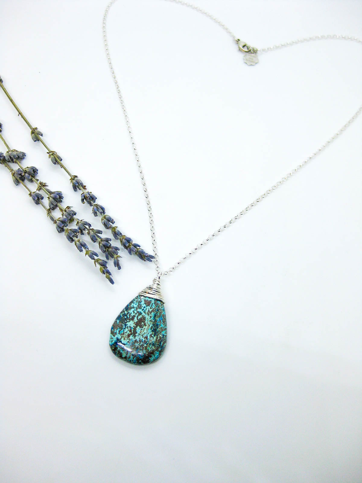 Chrysocolla Necklace - n655