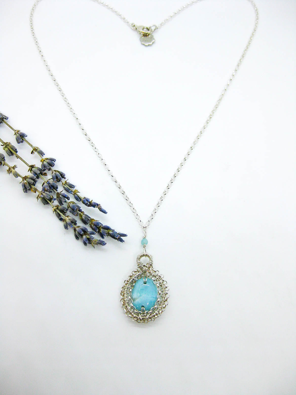 Zinnia: Larimar Necklace - n660oak