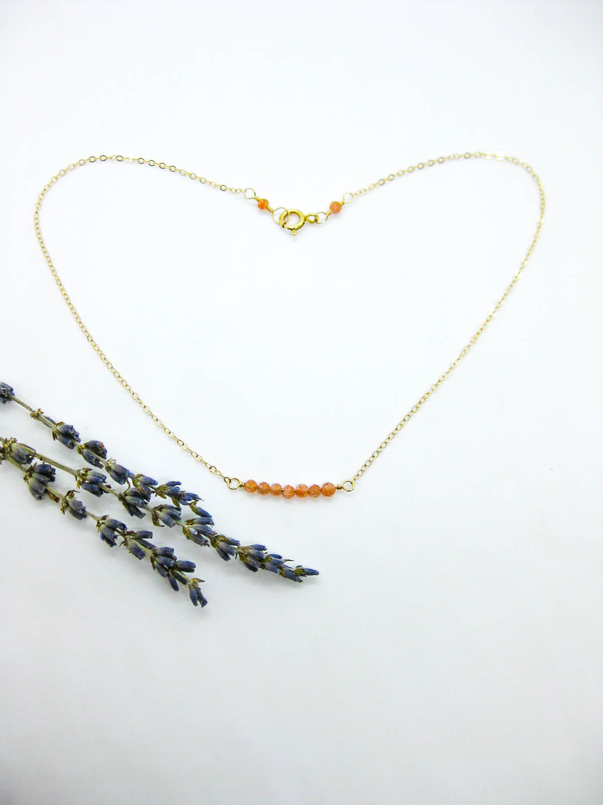 Violet: Sunstone Choker - n667