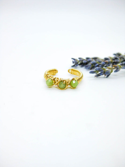 Hyacinth: Jade Ring - r57
