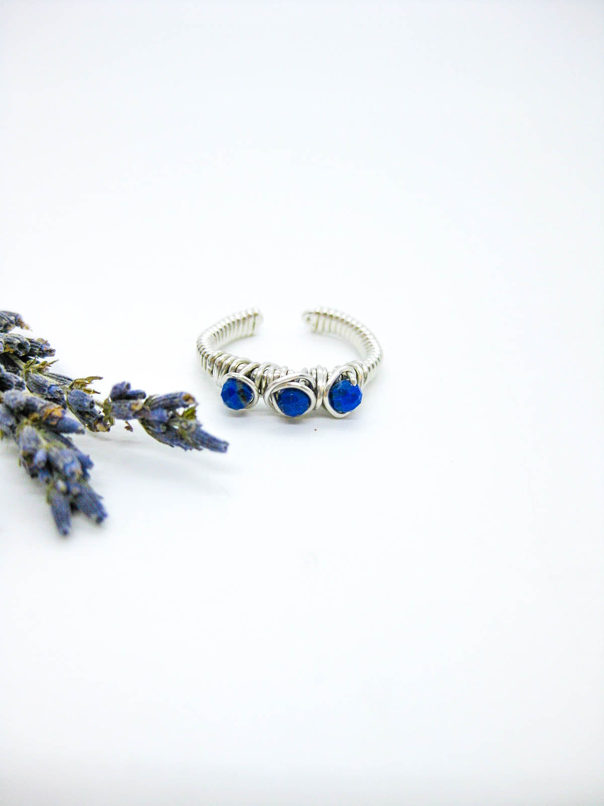 Hyacinth: Lapis Ring - r60