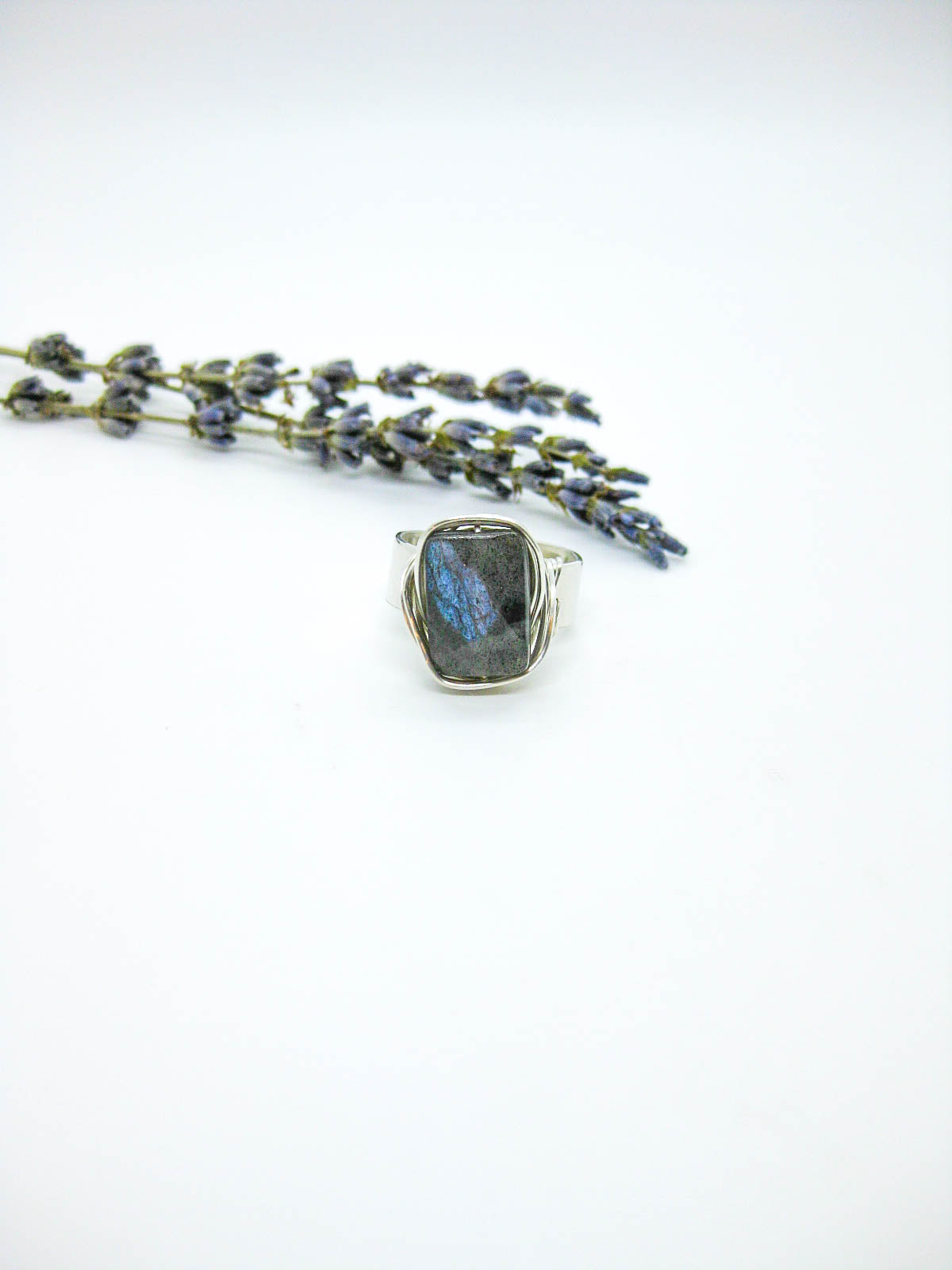 Calla II: Labradorite Ring - r65