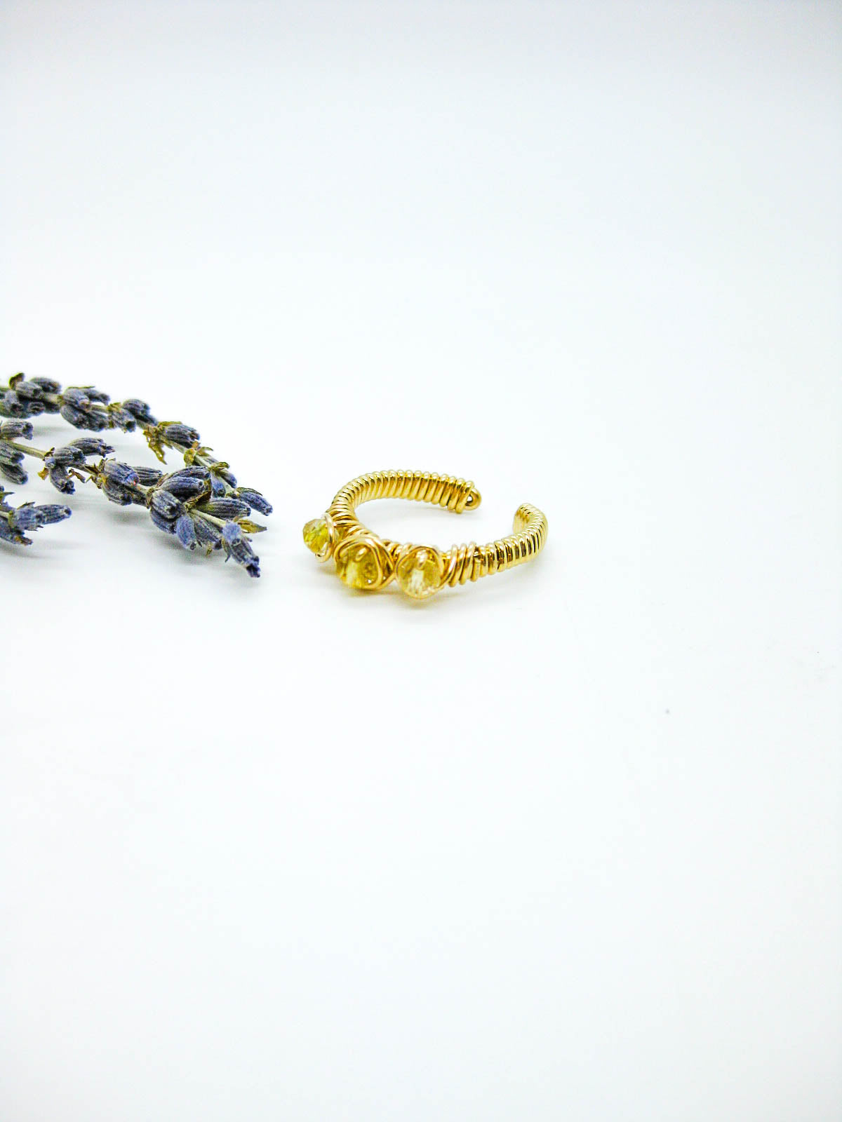 Hyacinth: Citrine Ring - r78