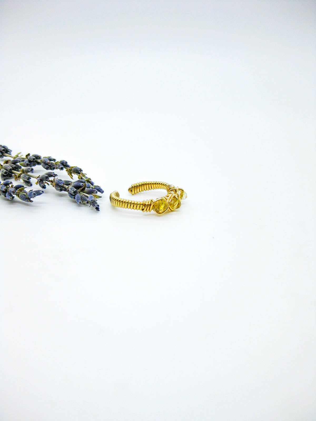 Hyacinth: Citrine Ring - r78