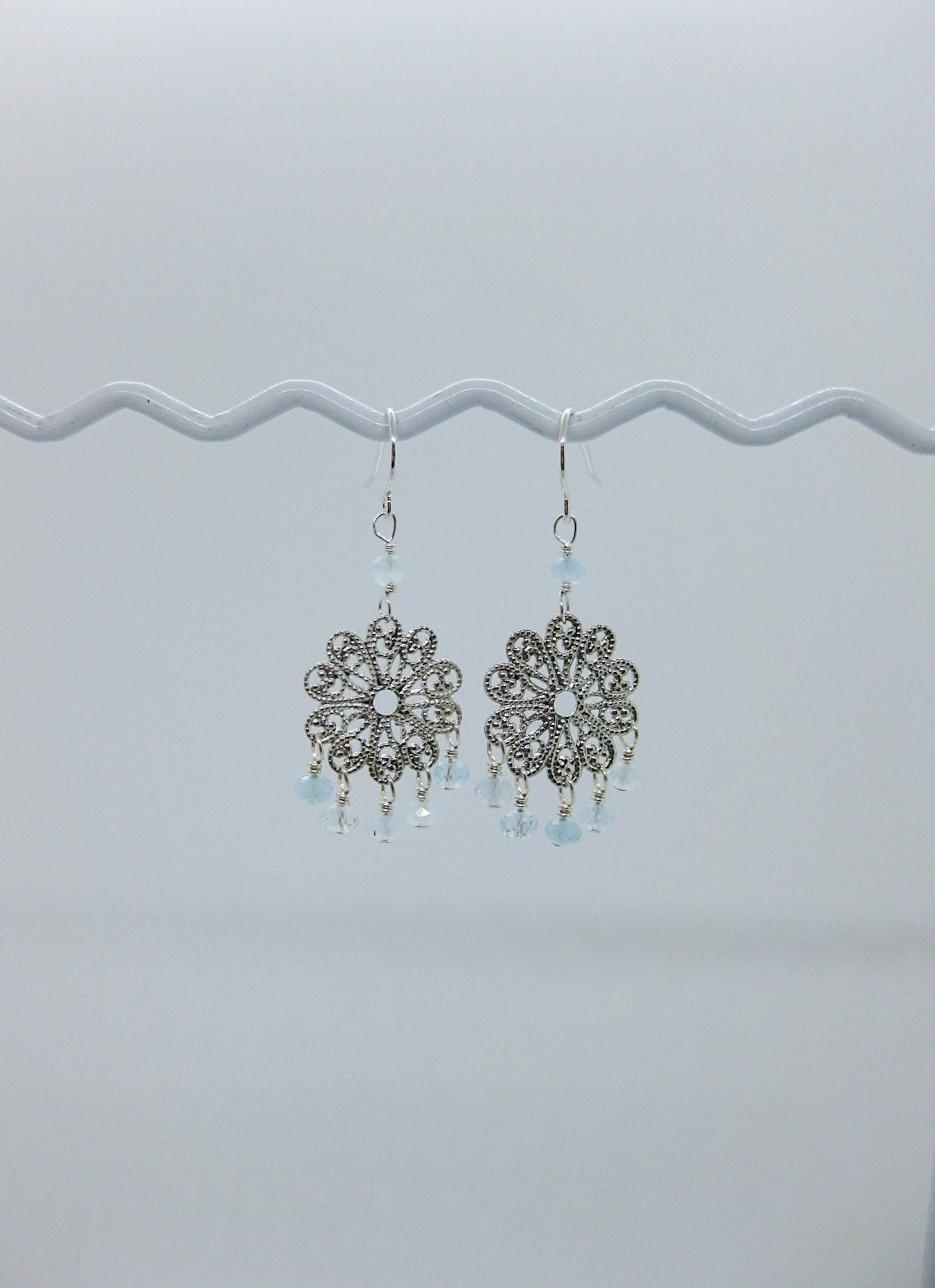 Willow: Aquamarine Earrings - e608